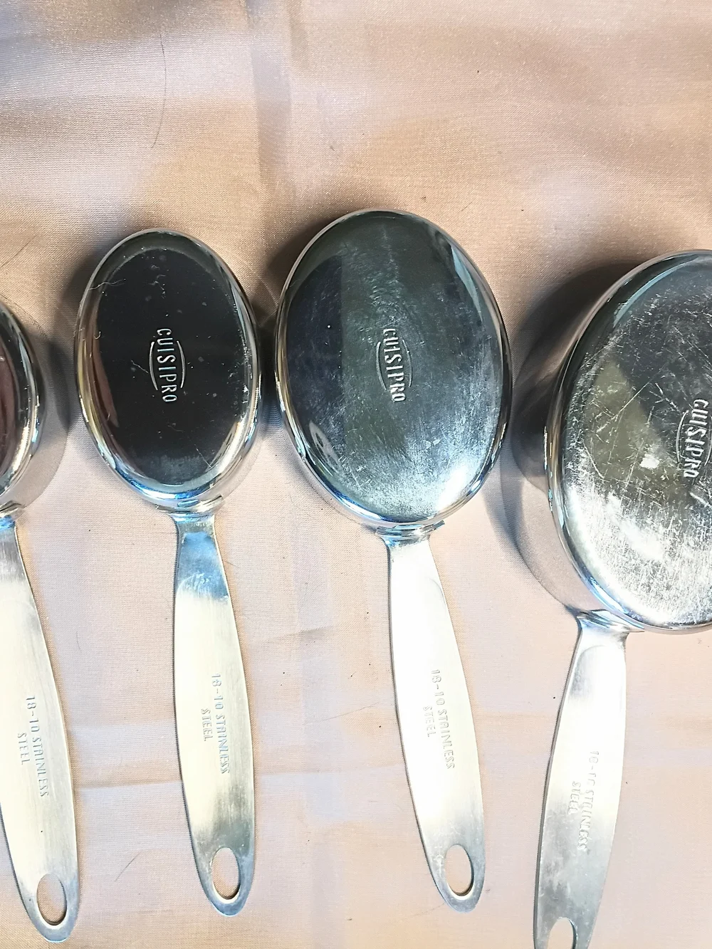 Cuisipro Stainless Steel Measuring Cup Set